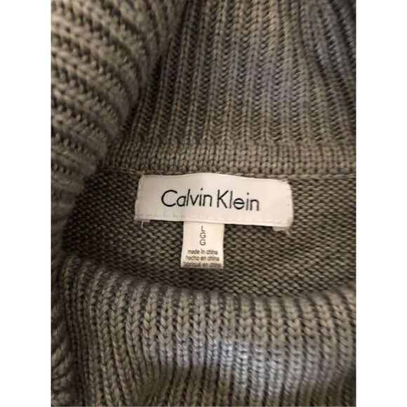 Calvin Klein cowl neck Women Tunic sweater size L - Picture 8 of 9
